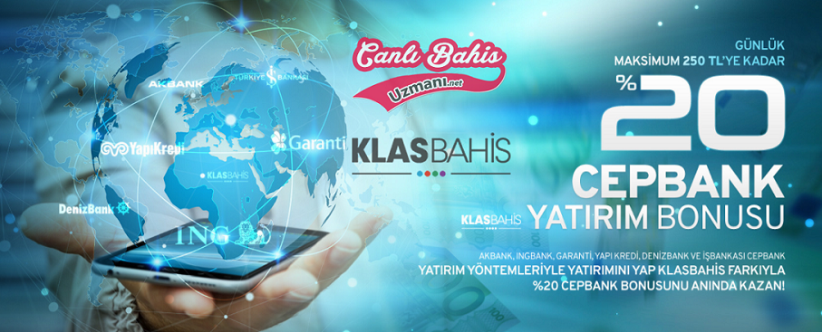 Klasbahis Cepbank Bonusu