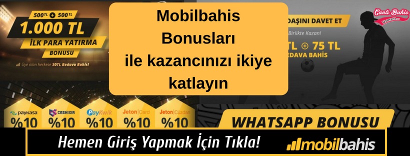 Mobilbahis Bonuslar