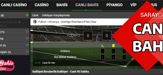 Saraycasino Canlı Bahis
