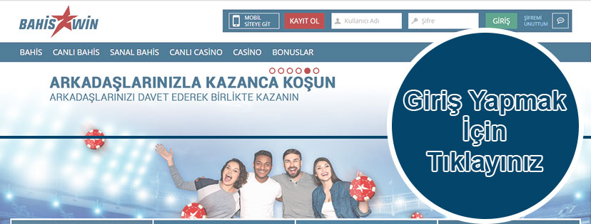 Bahiswin Arkadaşını Davet Et 100 TL Bonus Kazan