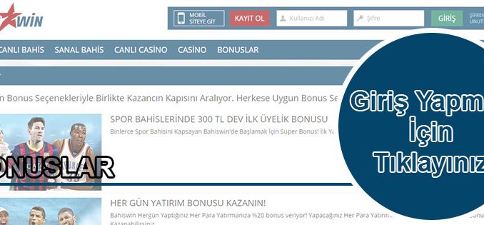 Bahiswin Bonuslar