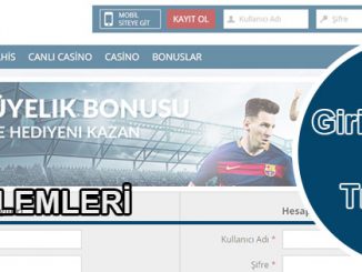 Bahiswin Üyelik İşlemleri