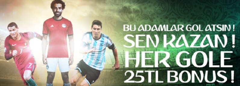 Forvetbet Dünya Kupası 2018 Gol Bonusu
